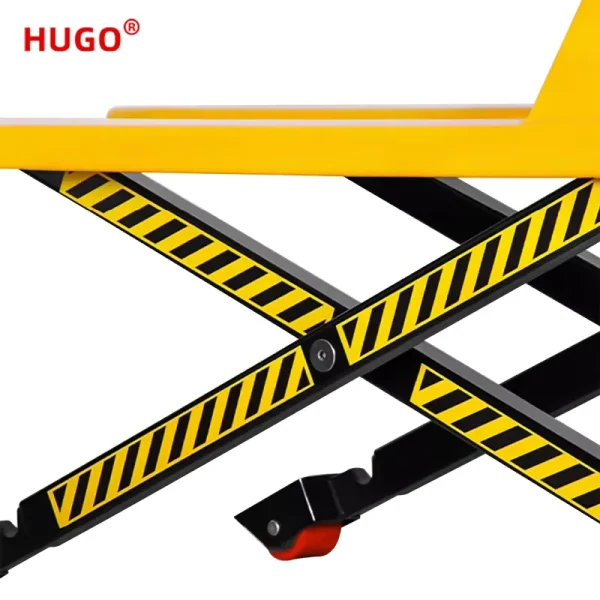 Low Price 1ton 500kg Manual High Lift Hand Scissor Lift Pallet Truck - Image 2
